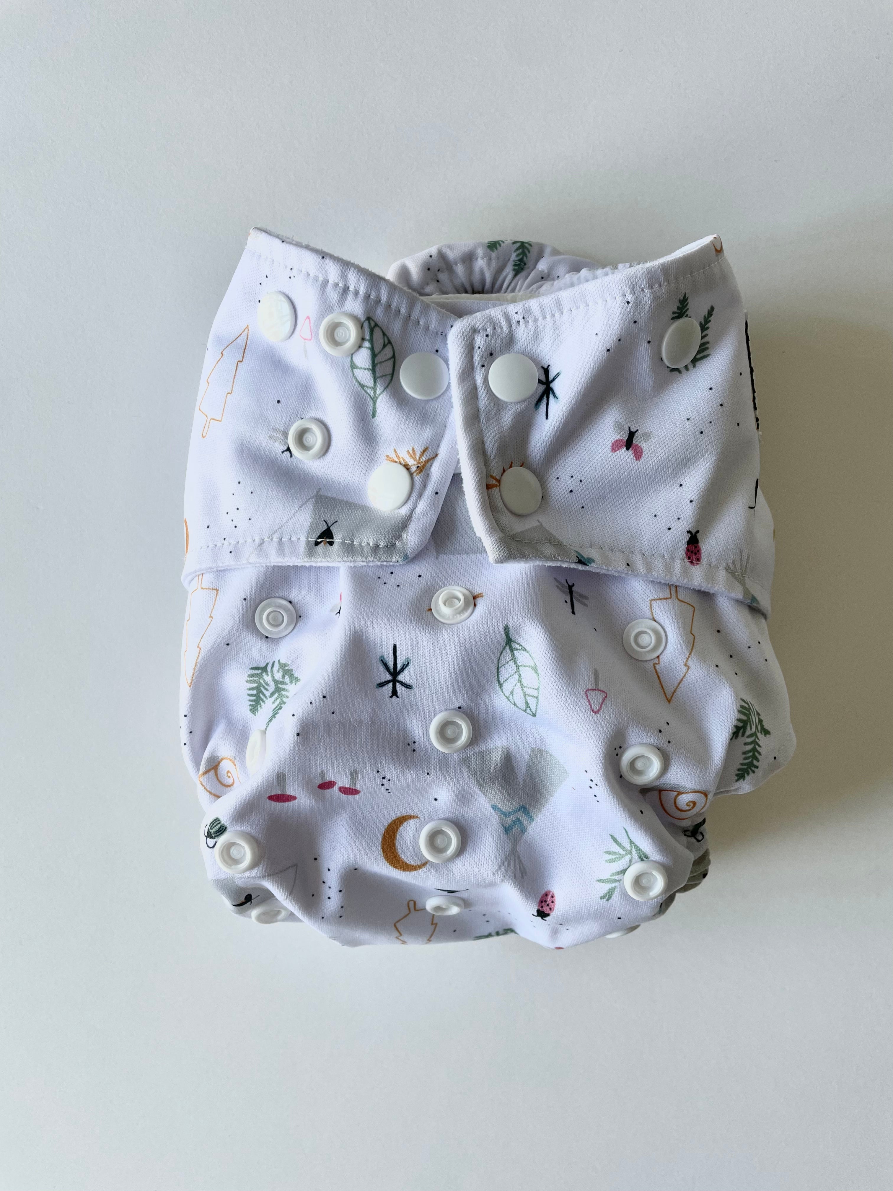 Pre-Loved La Petite Ourse - Pocket Nappy - Outdoors