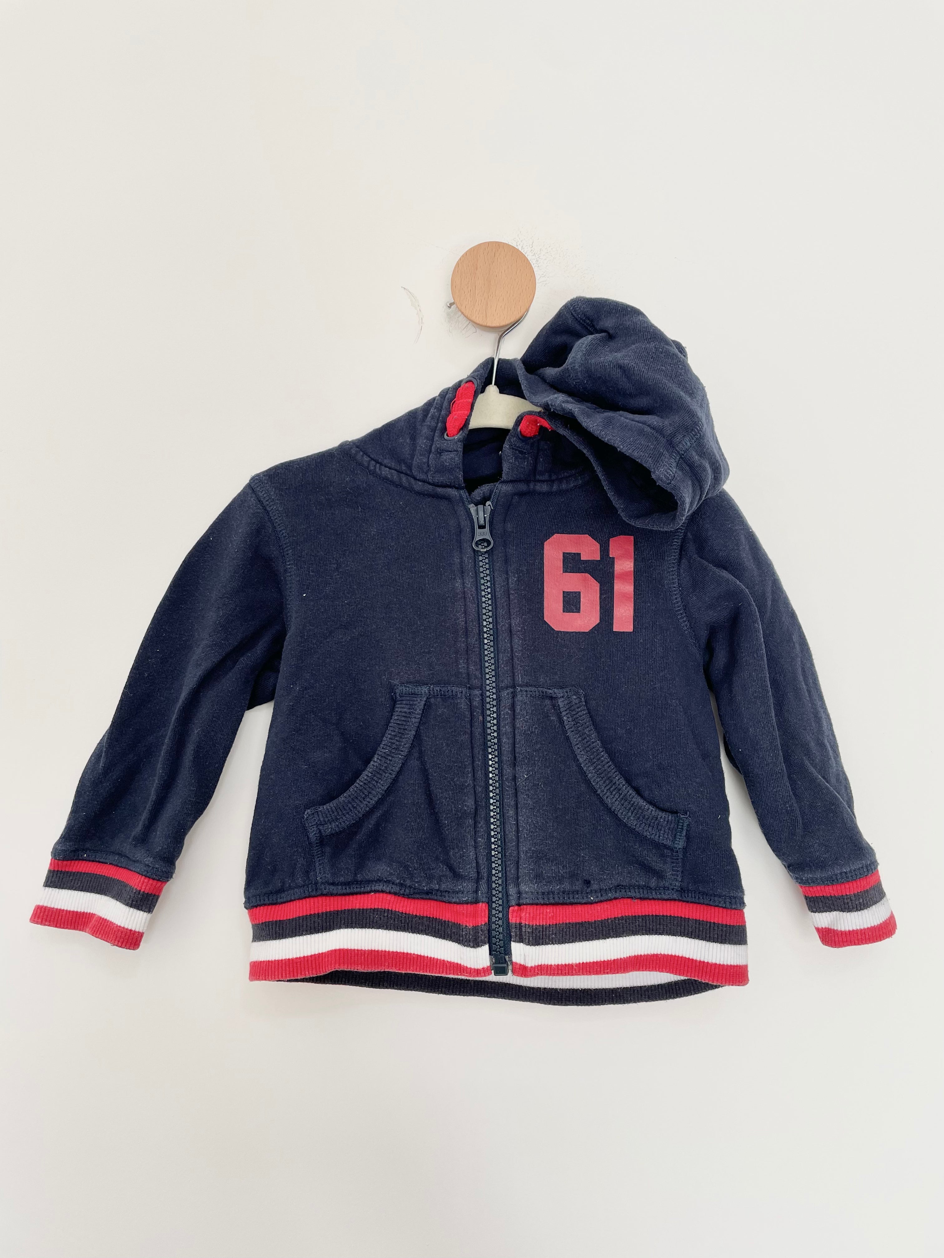 6-9m Zip-Up Hoodie