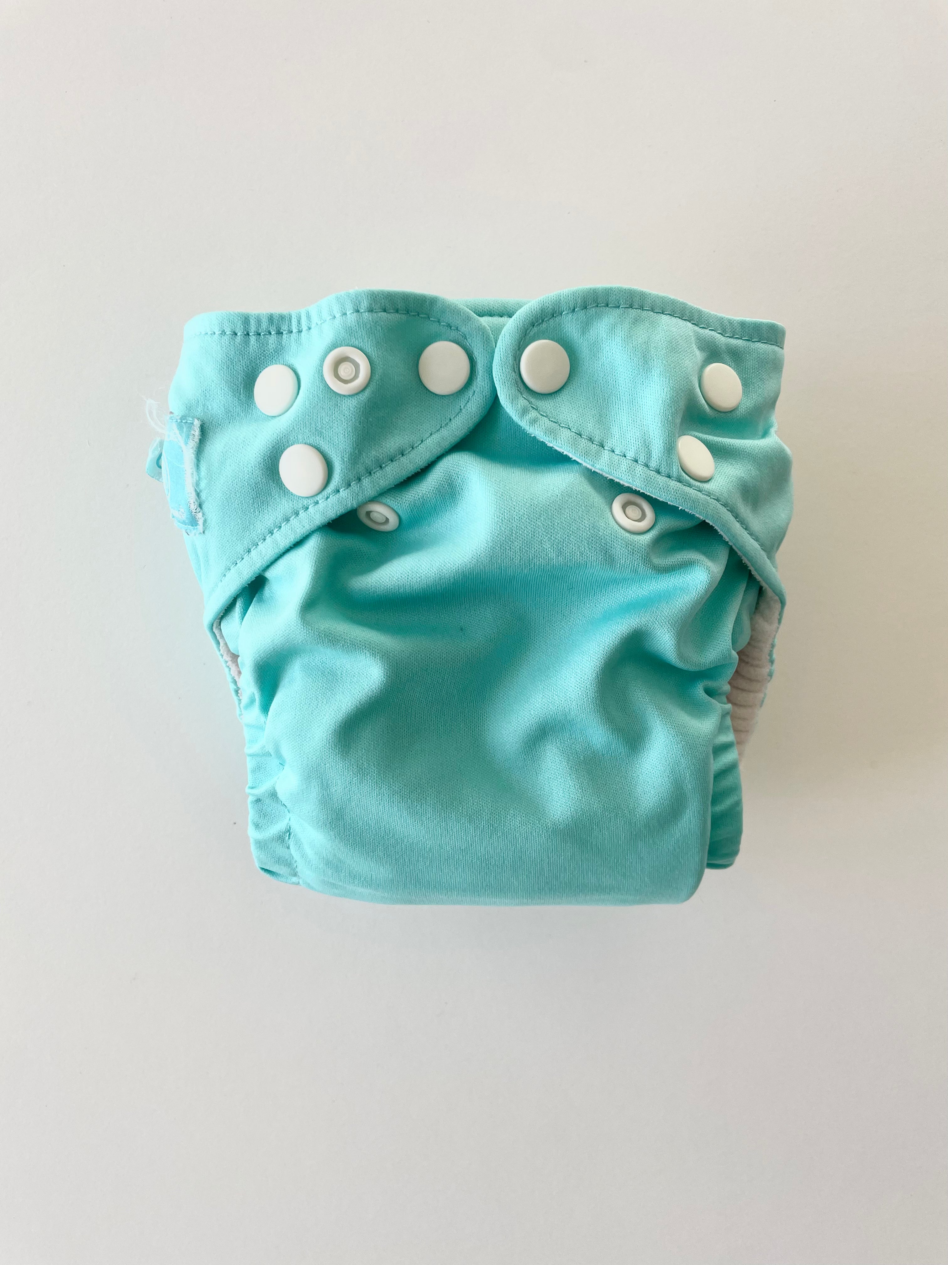 Pre-Loved Charlie Banana One Size - Pocket Nappy - Fluorescent Turquoise