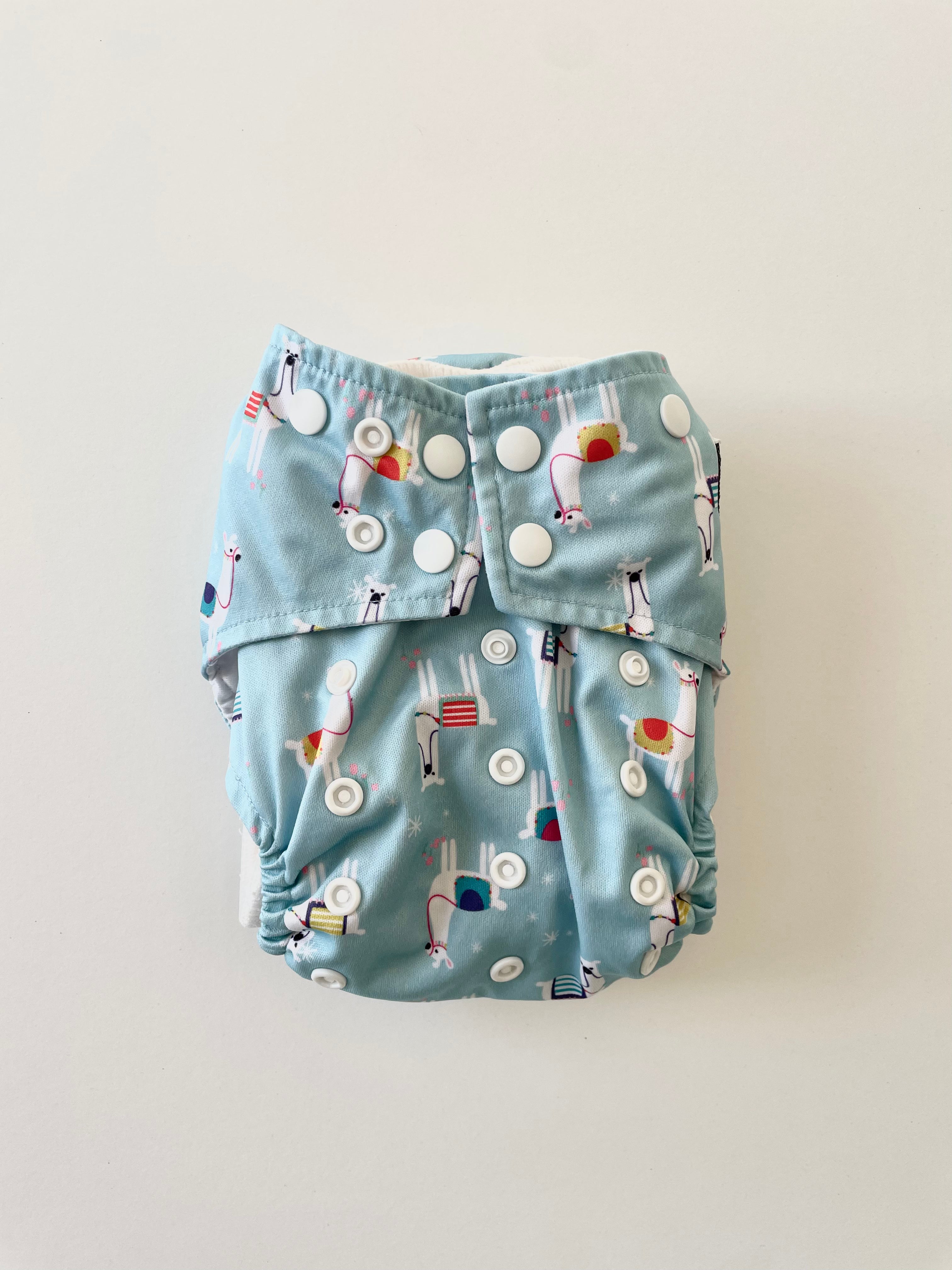 Pre-Loved La Petite Ourse - Pocket Nappy - Llama