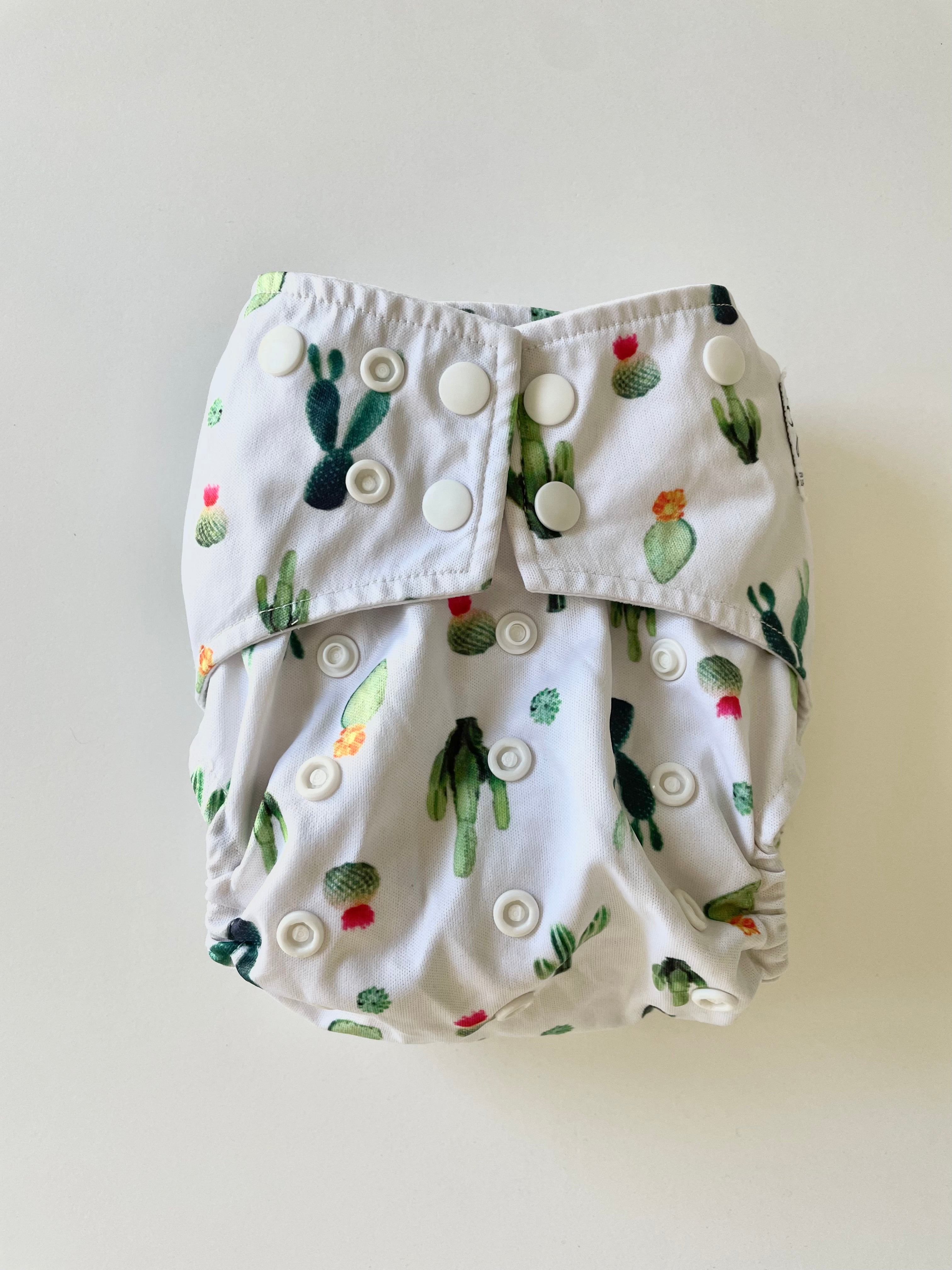 Pre-Loved La Petite Ourse - Pocket Nappy - Cactus