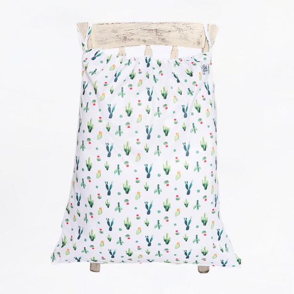 The Cloth Nappy Company Malta La Petite Ourse Large deluxe wet bag cactus