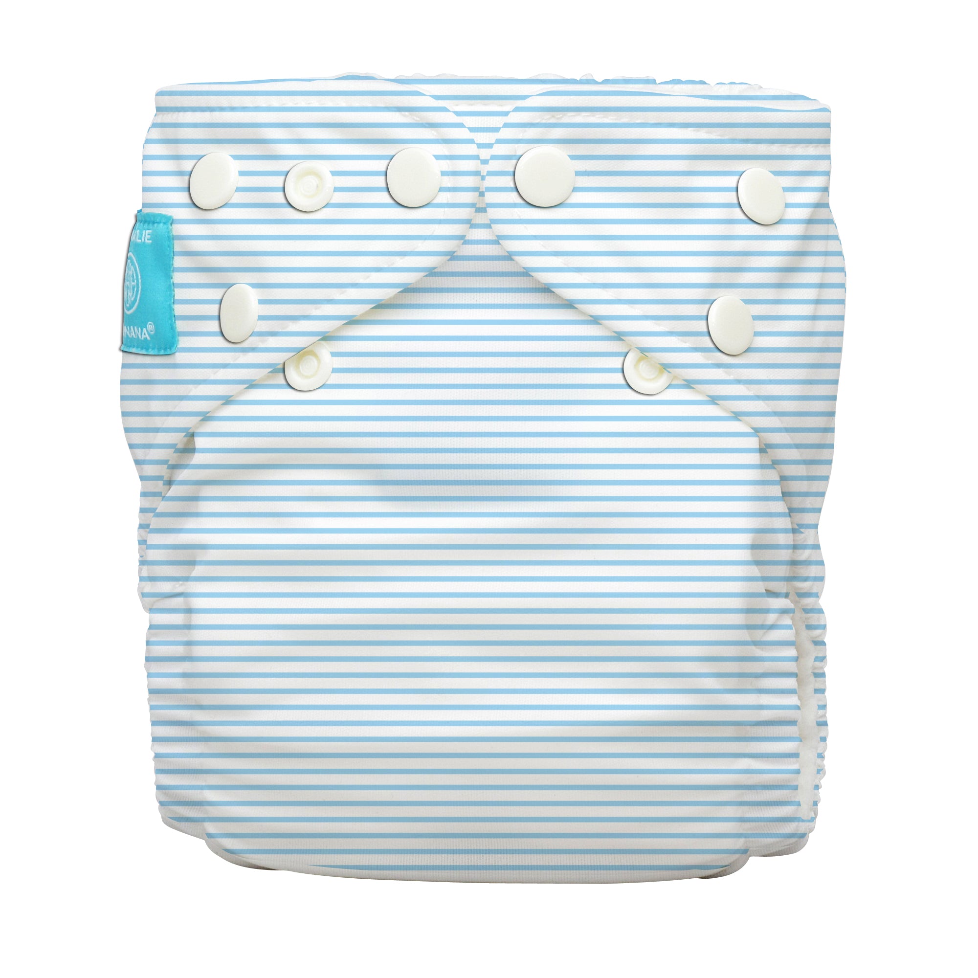 Charlie Banana One Size Hybrid Pocket Nappy Pencil Stripes Blue The Cloth Nappy Company Malta