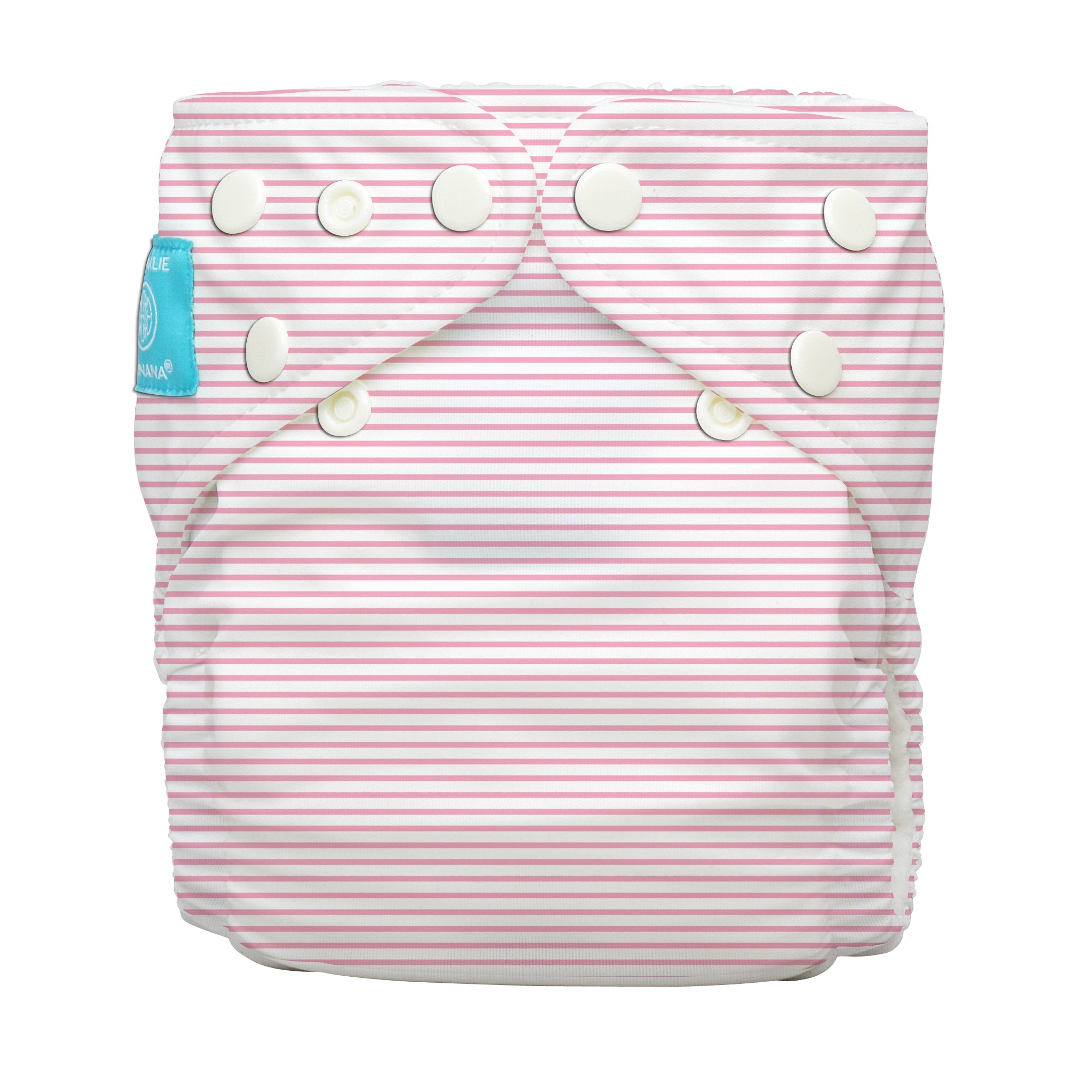 Charlie Banana One Size Hybrid Pocket Nappy Pencil Stripes Pink The Cloth Nappy Company Malta