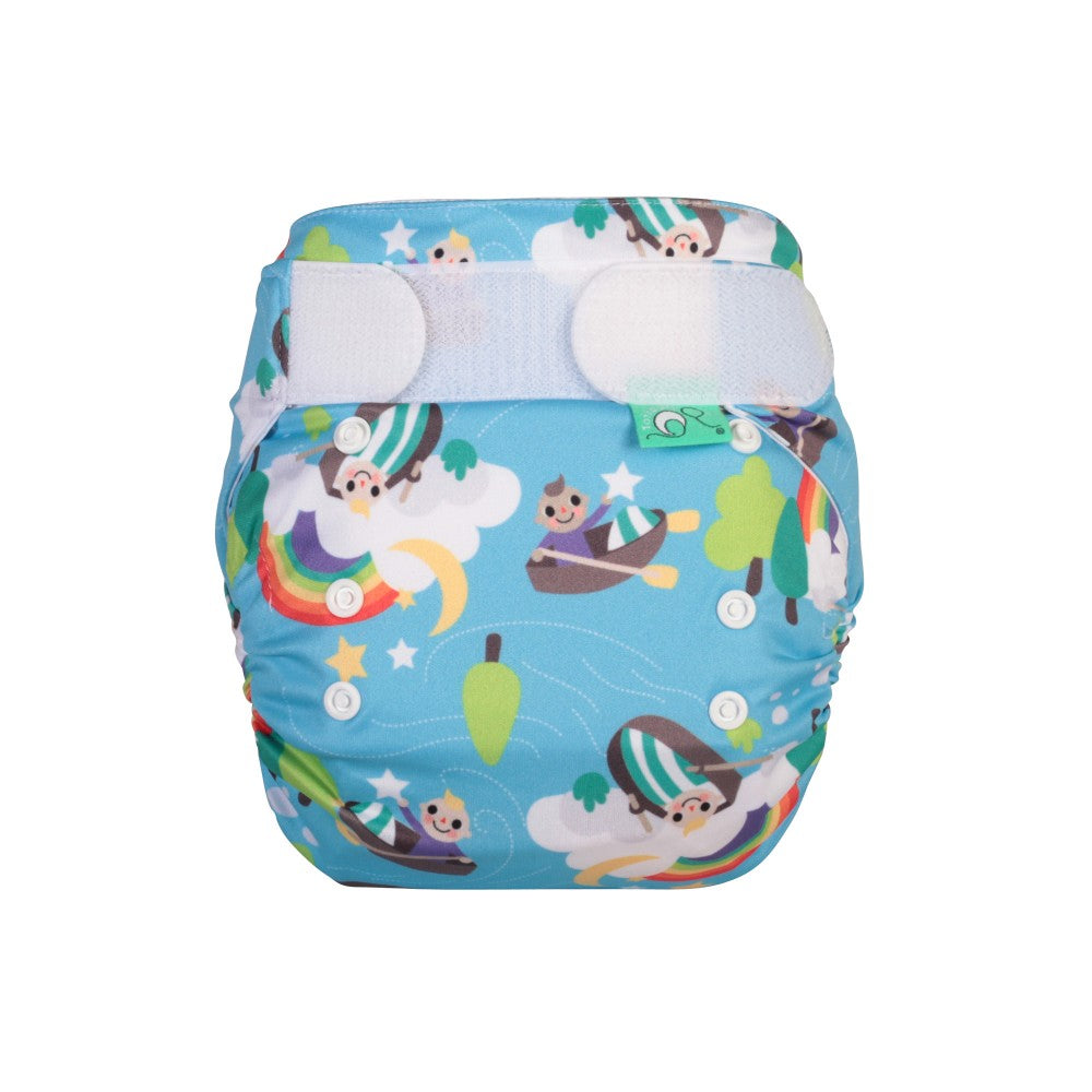 Tots Bots EasyFit - All in One Row your Boat print The Cloth Nappy Company