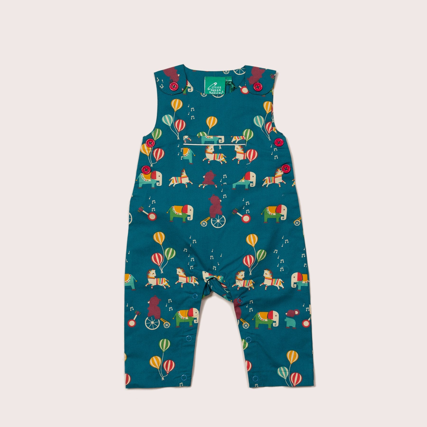 The Cloth Nappy Company Malta Little Green Radicals Jamboree Adventure Dungarees