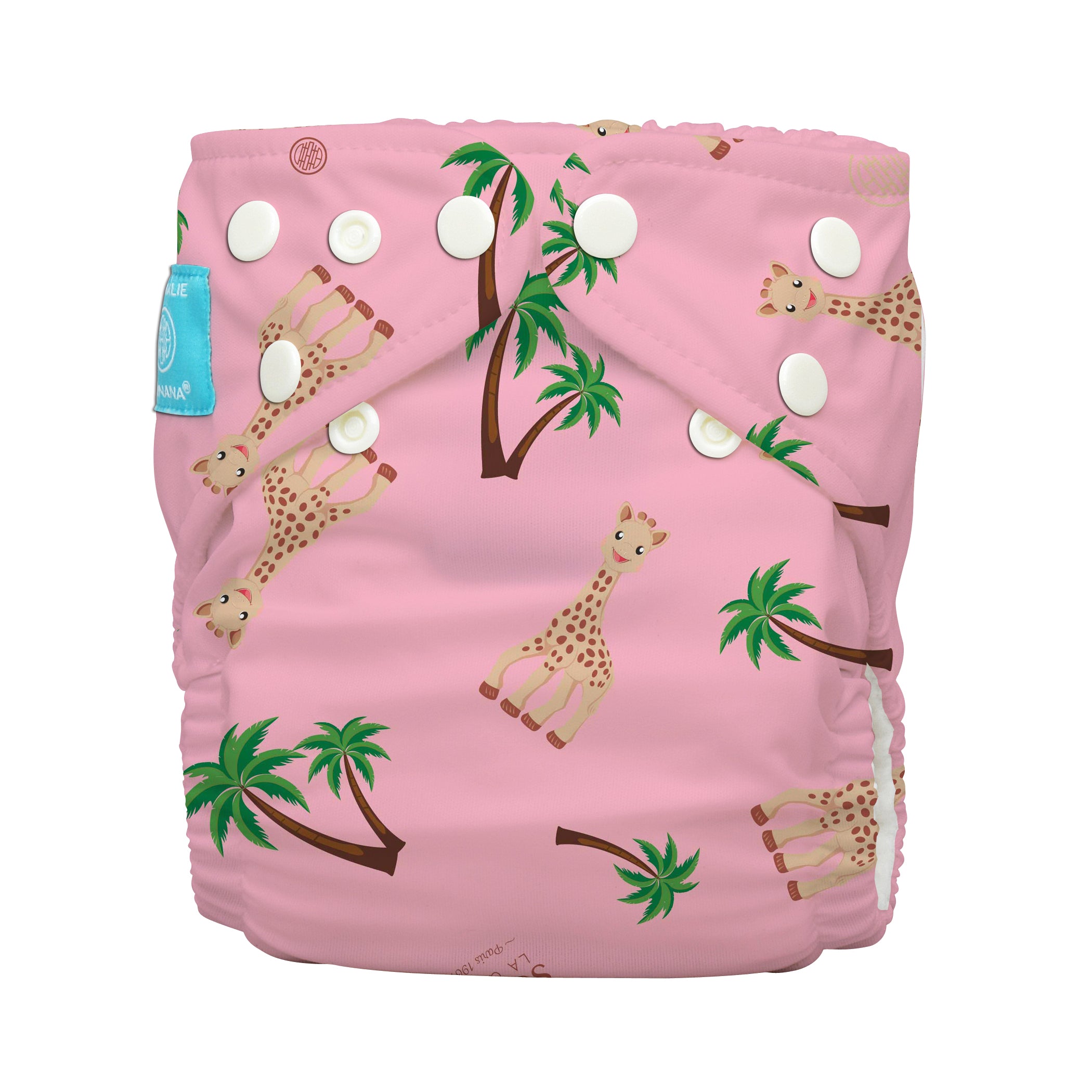 Charlie Banana One Size Hybrid Pocket Nappy Sophie Coco Blue The Cloth Nappy Company Malta