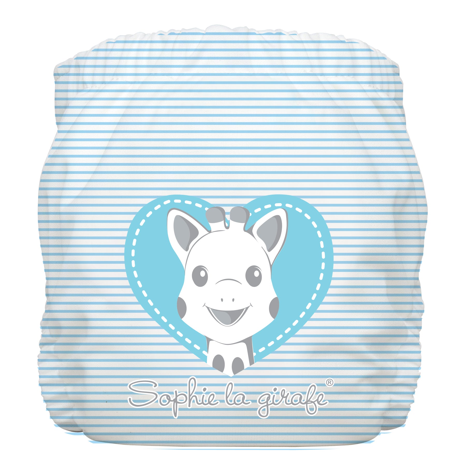 Charlie Banana One Size Hybrid Pocket Nappy Sophie Pencil Blue Heart The Cloth Nappy Company Malta