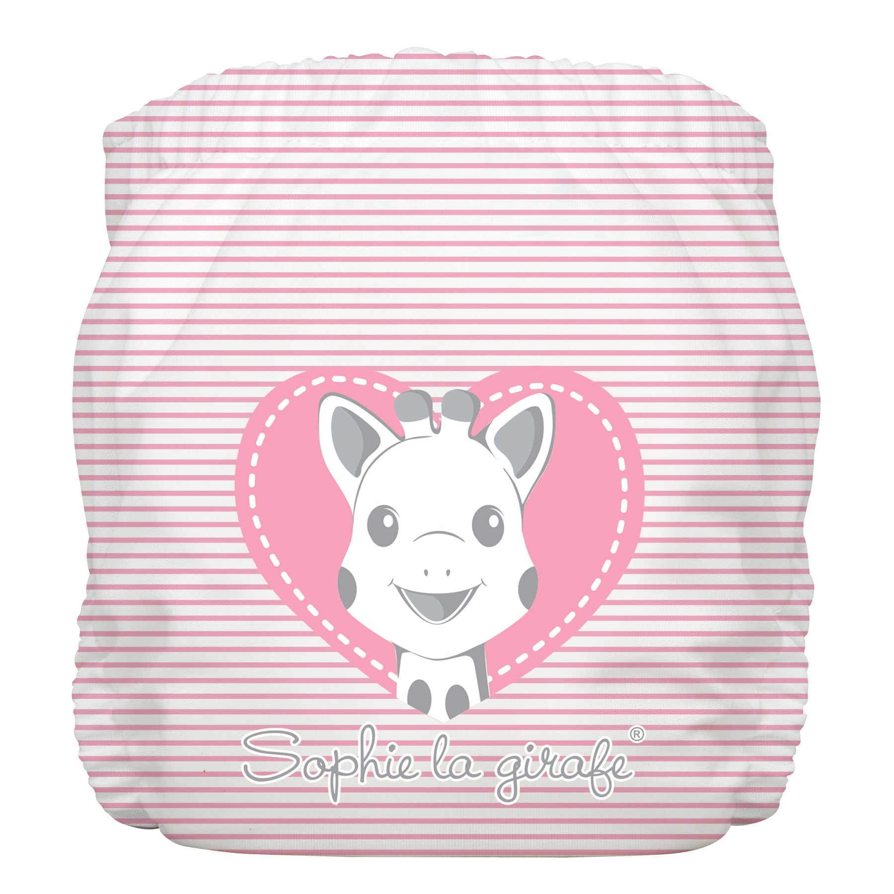 Charlie Banana One Size Hybrid Pocket Nappy Sophie Pencil Pink Heart The Cloth Nappy Company Malta