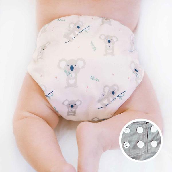 The Cloth Nappy Company La Petite Ourse All in One Nappy Koala