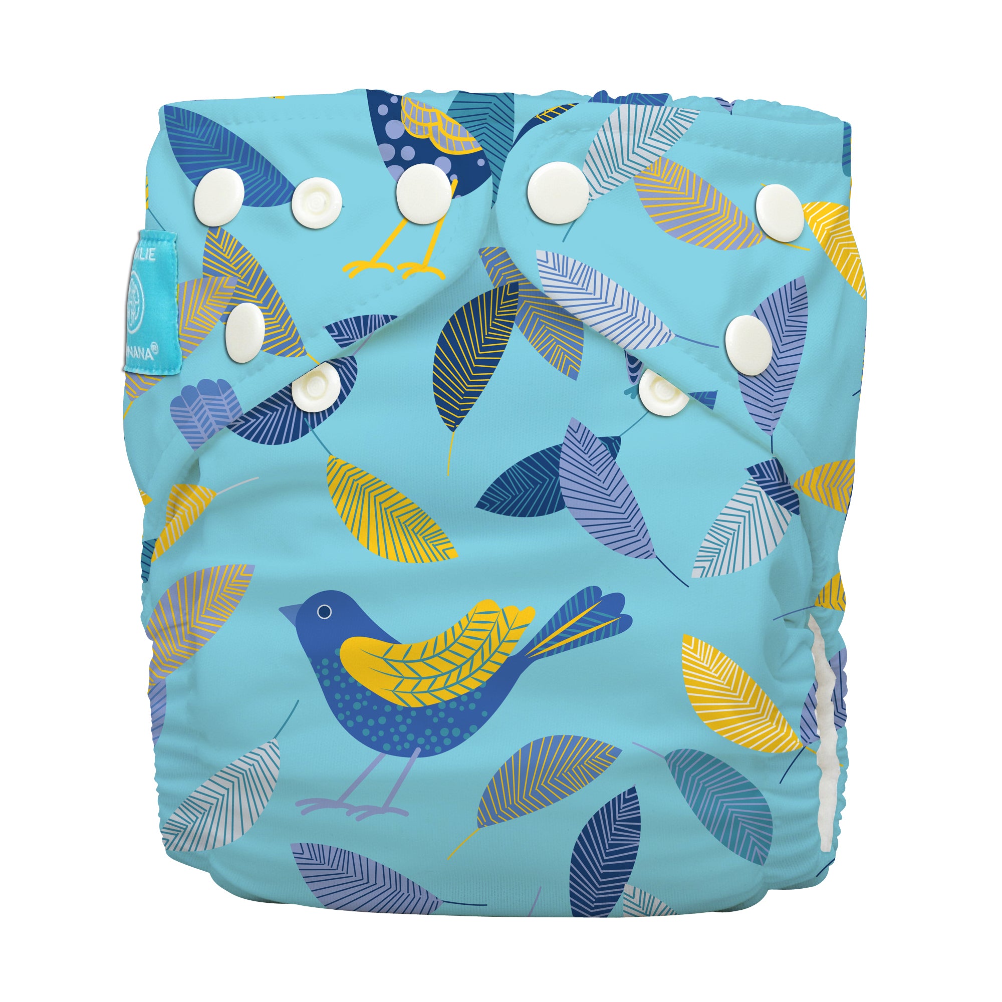 Charlie Banana One Size Hybrid Pocket Nappy Twitter Birds The Cloth Nappy Company Malta