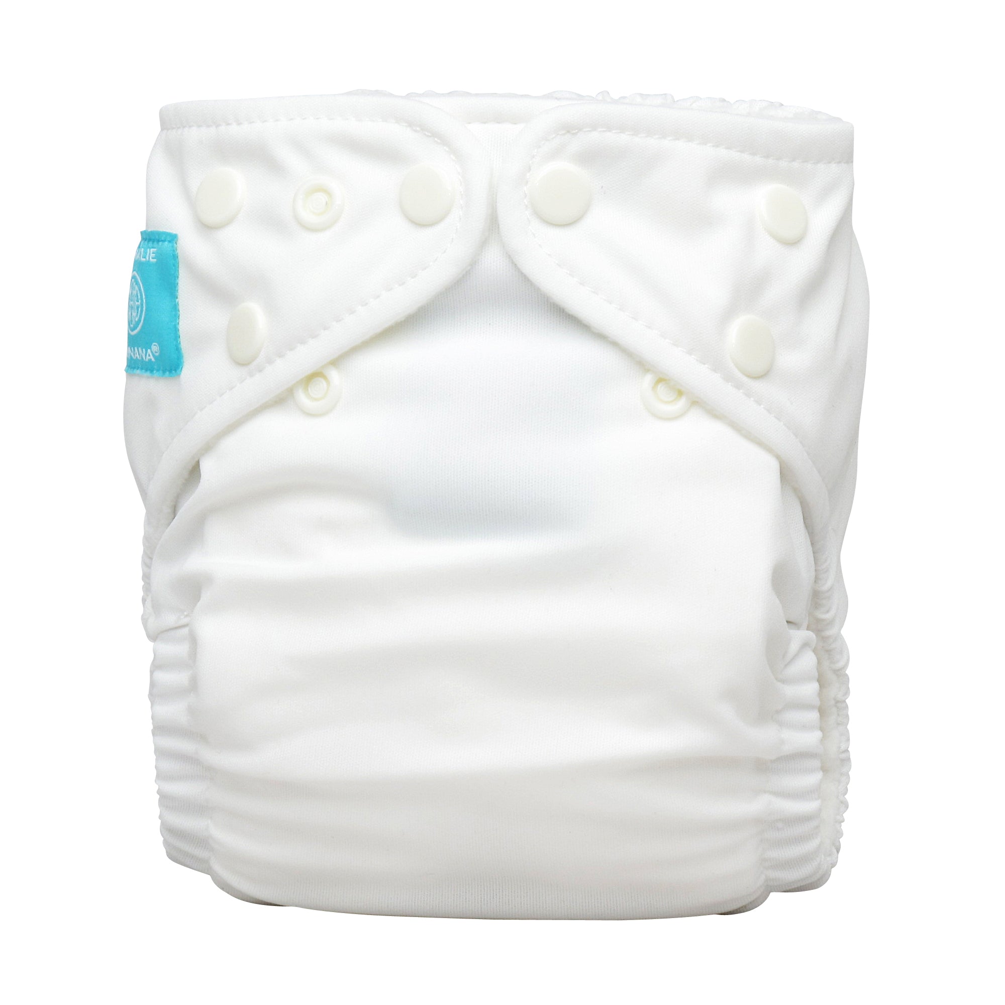 Charlie Banana One Size Hybrid Pocket Nappy White The Cloth Nappy Company Malta