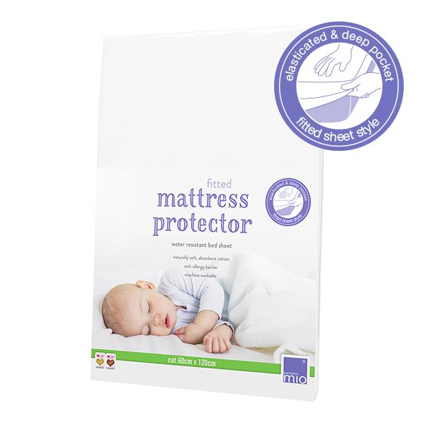 The Cloth Nappy Company Malta Bambino Mio fitted mattress protector cot bed