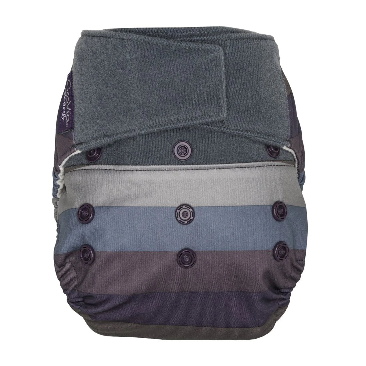 The Cloth Nappy Company Malta Grovia Hybrid Diaper Shell Green Reusable Hook and Loop Velcro Orchard