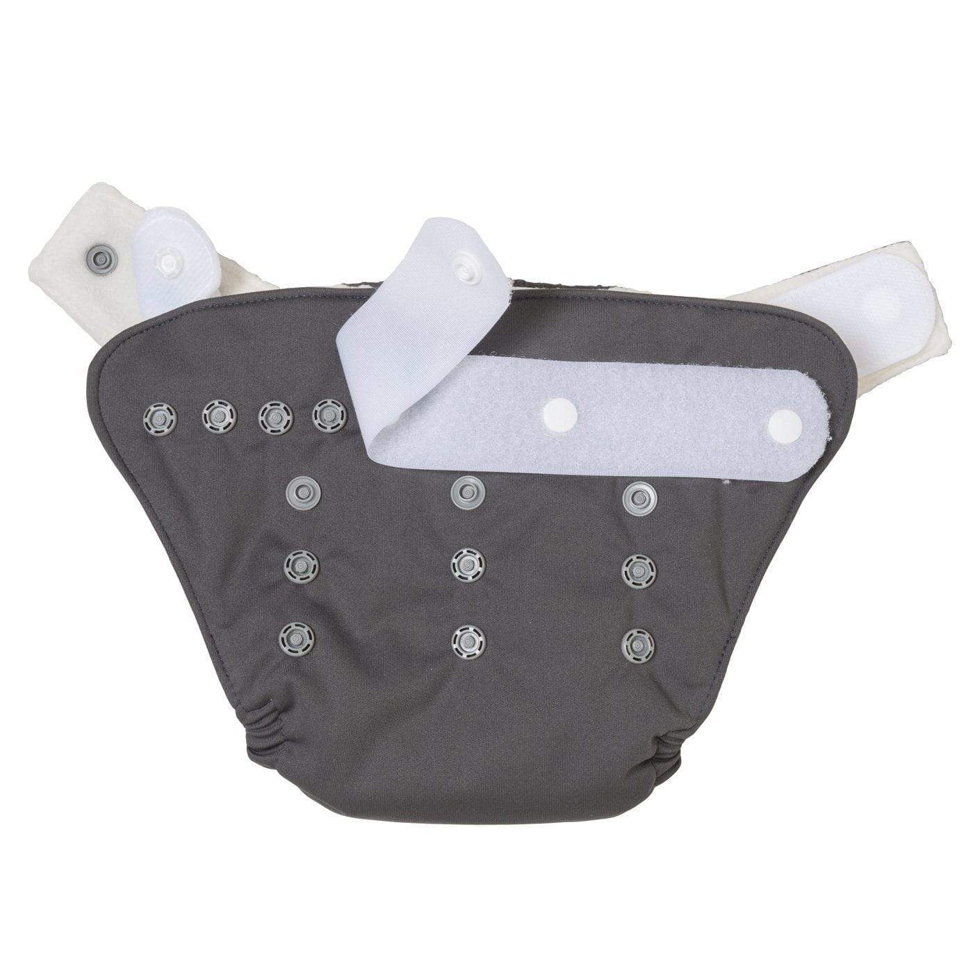 The Cloth Nappy Company Malta GroVia O.N.E. Diaper Outlast closure velcro hook and loop or snap both options